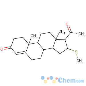 CAS No:3136-93-4 Pregn-4-ene-3,20-dione,16a-(methylthio)- (7CI,8CI)