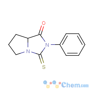 CAS No:31364-82-6 2-phenyl-3-sulfanylidene-5,6,7,7a-tetrahydropyrrolo[1,2-c]imidazol-1-one