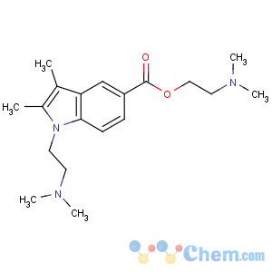 CAS No:31386-24-0 1H-Indole-5-carboxylicacid, 1-[2-(dimethylamino)ethyl]-2,3-dimethyl-, 2-(dimethylamino)ethyl ester