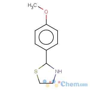 CAS No:31404-08-7 Thiazolidine,2-(4-methoxyphenyl)-