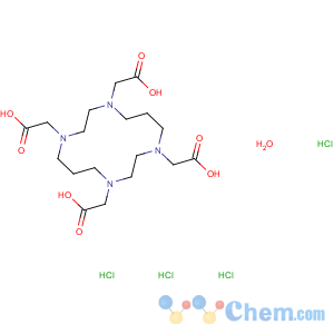 CAS No:314041-07-1 2-[4,8,11-tris(carboxymethyl)-1,4,8,11-tetrazacyclotetradec-1-yl]acetic<br />acid