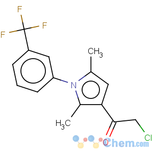 CAS No:314245-30-2 Ethanone,2-chloro-1-[2,5-dimethyl-1-[3-(trifluoromethyl)phenyl]-1H-pyrrol-3-yl]-