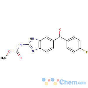 CAS No:31430-15-6 methyl N-[6-(4-fluorobenzoyl)-1H-benzimidazol-2-yl]carbamate