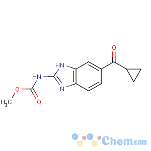CAS No:31431-43-3 methyl N-[6-(cyclopropanecarbonyl)-1H-benzimidazol-2-yl]carbamate