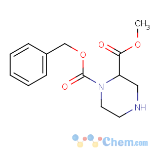 CAS No:314741-63-4 1-O-benzyl 2-O-methyl (2S)-piperazine-1,2-dicarboxylate