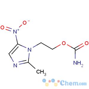 CAS No:31478-45-2 2-(2-methyl-5-nitroimidazol-1-yl)ethyl carbamate