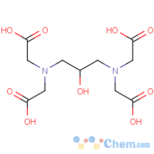 CAS No:3148-72-9 2-[[3-[bis(carboxymethyl)amino]-2-hydroxypropyl]-(carboxymethyl)amino]<br />acetic acid