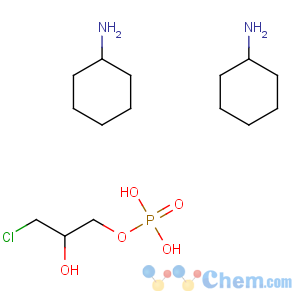 CAS No:31537-45-8 3-chloro-2-hydroxypropyl dihydrogen phosphate - cyclohexanamine (1:2)