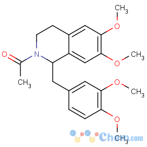 CAS No:31537-71-0 Ethanone,1-[1-[(3,4-dimethoxyphenyl)methyl]-3,4-dihydro-6,7-dimethoxy-2(1H)-isoquinolinyl]-