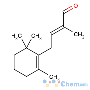 CAS No:3155-71-3 2-Butenal,2-methyl-4-(2,6,6-trimethyl-1-cyclohexen-1-yl)-