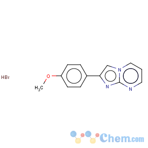 CAS No:31555-36-9 Imidazo[1,2-a]pyrimidine,2-(4-methoxyphenyl)-, hydrobromide (1:?)