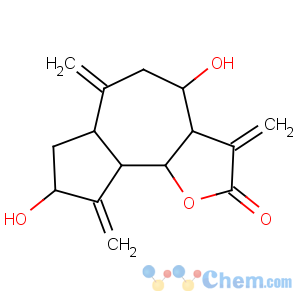 CAS No:31565-50-1 Azuleno[4,5-b]furan-2(3H)-one,decahydro-4,8-dihydroxy-3,6,9-tris(methylene)-, (3aR,4S,6aR,8S,9aR,9bR)-