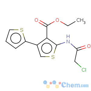 CAS No:315676-33-6 3-thiophenecarboxylic acid, 2-[(2-chloroacetyl)amino]-(2-thienyl)-, ethyl ester