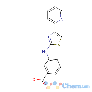 CAS No:315702-87-5 3-[(4-pyridin-2-yl-1,3-thiazol-2-yl)amino]benzoate