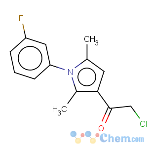 CAS No:315710-85-1 Ethanone,2-chloro-1-[1-(3-fluorophenyl)-2,5-dimethyl-1H-pyrrol-3-yl]-