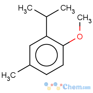 CAS No:31574-44-4 Benzene,1-methoxy-4-methyl-2-(1-methylethyl)-