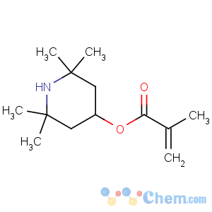 CAS No:31582-45-3 2-Propenoic acid,2-methyl-, 2,2,6,6-tetramethyl-4-piperidinyl ester