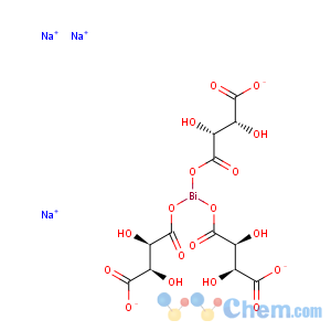 CAS No:31586-77-3 Butanedioic acid,2,3-dihydroxy- (2R,3R)-, bismuth sodium salt (1:?:?)