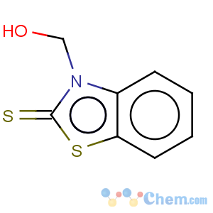 CAS No:3161-57-7 2(3H)-Benzothiazolethione,3-(hydroxymethyl)-