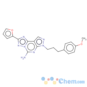 CAS No:316173-57-6 7H-Pyrazolo[4,3-e][1,2,4]triazolo[1,5-c]pyrimidin-5-amine,2-(2-furanyl)-7-[3-(4-methoxyphenyl)propyl]-