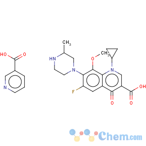 CAS No:316819-35-9 gatifloxacin nicotinate