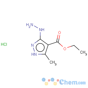 CAS No:31697-10-6 1H-Pyrazole-4-carboxylicacid, 3-hydrazinyl-5-methyl-, ethyl ester, hydrochloride (1:1)