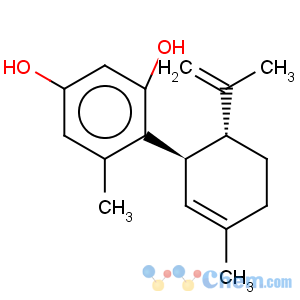 CAS No:317321-41-8 1,3-Benzenediol,5-methyl-4-[(1R,6R)-3-methyl-6-(1-methylethenyl)-2-cyclohexen-1-yl]-