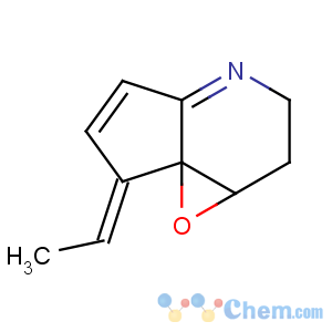 CAS No:31774-33-1 Cyclopent[b]oxireno[c]pyridine,7-ethylidene-1a,2,3,7-tetrahydro-, (1aR,7E,7aS)-