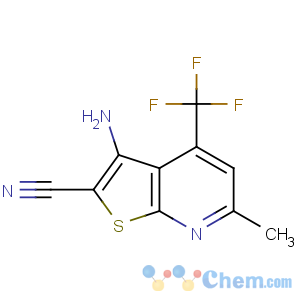 CAS No:317840-08-7 3-amino-6-methyl-4-(trifluoromethyl)thieno[2,3-b]pyridine-2-carbonitrile