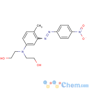 CAS No:3179-89-3 2-[N-(2-hydroxyethyl)-4-methyl-3-[(4-nitrophenyl)diazenyl]anilino]<br />ethanol