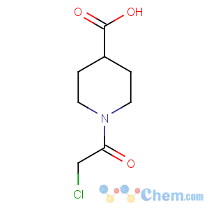 CAS No:318280-69-2 1-(2-chloroacetyl)piperidine-4-carboxylic acid