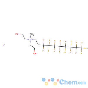 CAS No:31841-41-5 1-Decanaminium,3,3,4,4,5,5,6,6,7,7,8,8,9,9,10,10,10-heptadecafluoro-N,N-bis(2-hydroxyethyl)-N-methyl-,iodide (1:1)