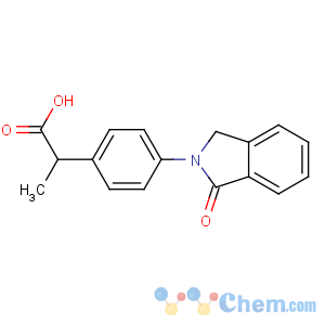 CAS No:31842-01-0 2-[4-(3-oxo-1H-isoindol-2-yl)phenyl]propanoic acid