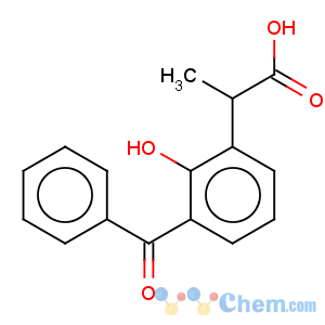 CAS No:31894-64-1 Benzeneacetic acid,3-benzoyl-2-hydroxy-a-methyl-