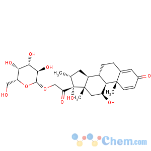 CAS No:319426-57-8 b-D-Galactopyranose, 4-O-[(11b,16a)-9-fluoro-11,17-dihydroxy-16-methyl-3,20-dioxopregna-1,4-dien-21-yl]-(9CI)