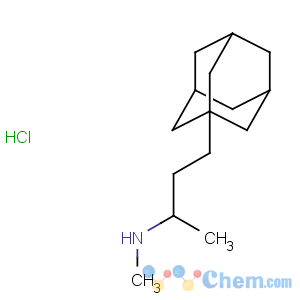 CAS No:31967-92-7 Tricyclo[3.3.1.13,7]decane-1-propanamine,N,a-dimethyl-, hydrochloride (1:1)