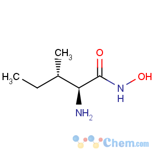 CAS No:31982-77-1 Pentanamide,2-amino-N-hydroxy-3-methyl-, (2S,3S)-