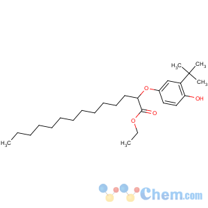 CAS No:31994-60-2 ethyl 2-(3-tert-butyl-4-hydroxyphenoxy)tetradecanoate