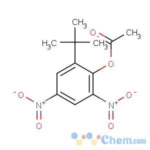CAS No:3204-27-1 (2-tert-butyl-4,6-dinitrophenyl) acetate