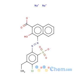 CAS No:32041-58-0 2-Naphthalenecarboxylicacid, 4-[2-(4-chloro-5-ethyl-2-sulfophenyl)diazenyl]-3-hydroxy-, sodium salt(1:2)