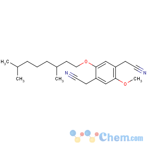 CAS No:320580-51-6 2-[4-(cyanomethyl)-2-(3,7-dimethyloctoxy)-5-methoxyphenyl]acetonitrile