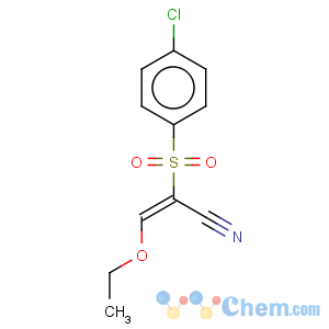 CAS No:32083-27-5 2-Propenenitrile,2-[(4-chlorophenyl)sulfonyl]-3-ethoxy-
