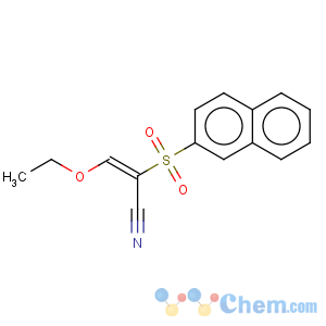 CAS No:32083-61-7 2-Propenenitrile,3-ethoxy-2-(2-naphthalenylsulfonyl)-