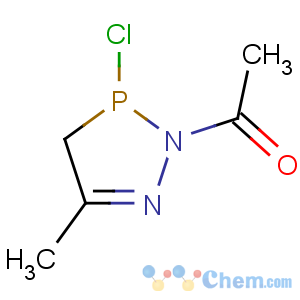 CAS No:32085-23-7 1-(3-Chloro-5-methyl-3,4-dihydro-[1,2,3]diazaphosphol-2-yl)-ethanone