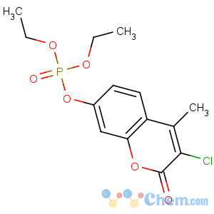 CAS No:321-54-0 (3-chloro-4-methyl-2-oxochromen-7-yl) diethyl phosphate