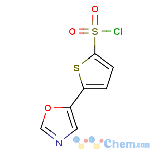 CAS No:321309-40-4 5-(1,3-oxazol-5-yl)thiophene-2-sulfonyl chloride