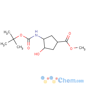CAS No:321744-17-6 methyl<br />(1R,3S,<br />4R)-3-hydroxy-4-[(2-methylpropan-2-yl)oxycarbonylamino]cyclopentane-1-<br />carboxylate