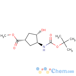 CAS No:321744-19-8 Cyclopentanecarboxylicacid, 3-[[(1,1-dimethylethoxy)carbonyl]amino]-4-hydroxy-, methyl ester,(1S,3S,4S)-