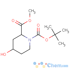 CAS No:321744-26-7 1-O-tert-butyl 2-O-methyl (2R,4S)-4-hydroxypiperidine-1,2-dicarboxylate