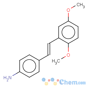 CAS No:32180-65-7 Benzenamine,4-[2-(2,5-dimethoxyphenyl)ethenyl]-